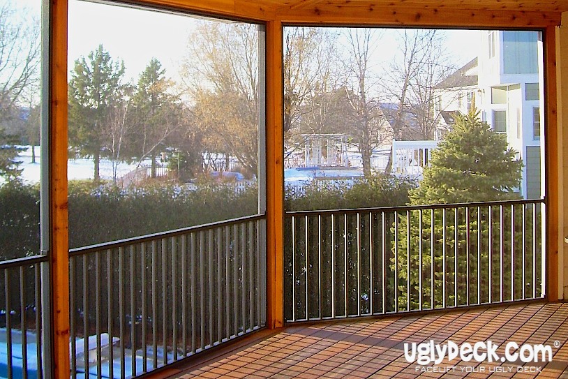 View Beautful Outdoor Deck Designs with Screen RailMinneapolis Deck